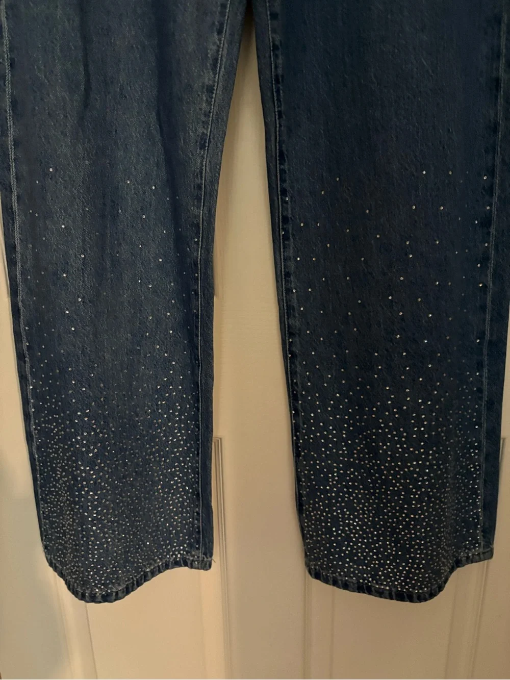 Joes Jeans sparkling crystals